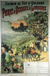 Plakatwerbung für die Chemin de Fer d
